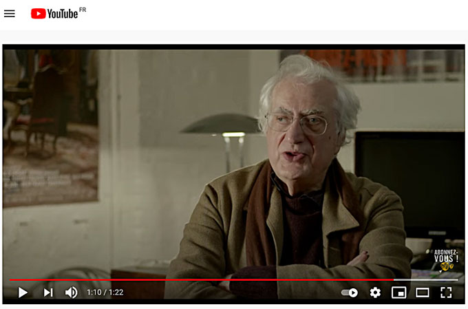 Bertrand Tavernier: Voyage  travers le cinéma franais - Bande Annonce Officielle, image extraite de YouTube