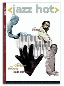 Jazz Hot n596, en couverture Bobby Few, Joe Bonner et Franco D'Andrea