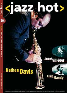 Nathan Davis, couverture de Jazz Hot n578, mars 2001
