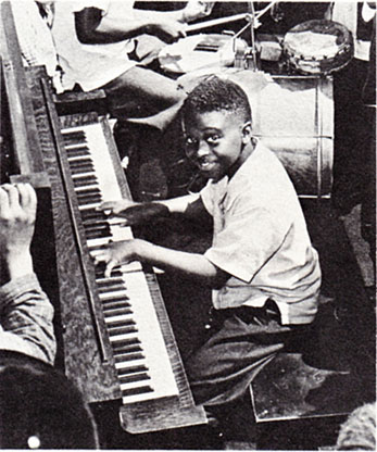 1938. Les jams  la maison de Junior Mance  10 ans © Photo X, archives Jazz Hot