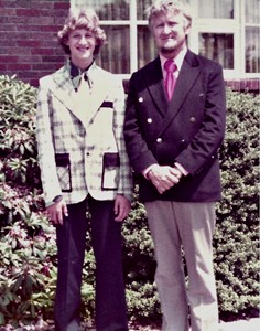 David Kikoski et son pre Edward, Miltown, NJ, 1975 © photo X, collection David Kikoski by courtesy