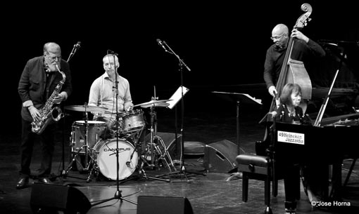 Lew Tabackin, Darryl Hall, Toshiko Akiyoshi, Jazzaldia San Sebastin 201 © Jose Horna