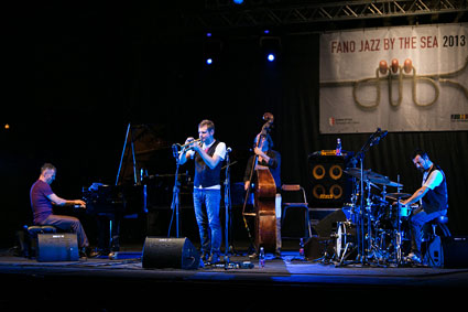L'Enchantement Quartet de Fabrizio Bosso, Jazz by the Sea, Fano 2013 © Amanera Photo by courtesy of Jazz by the Sea