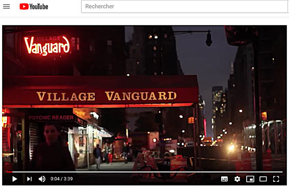 The Village Vanguard, YouTube