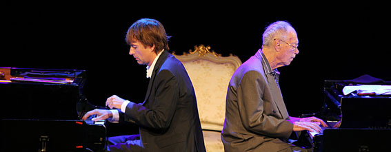 Jan Lundgren et Bengt Hallberg (2012) © Markus Fgersten, by courtesy of Ystad Sweden JazzFestival