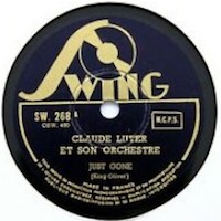 78t 1947. Claude Luter et son Orchestre, Just Gone Blues/Graveyard Dream Blues