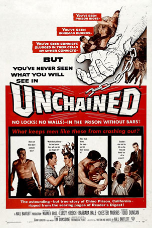 L'affiche du film Unchained, 1955