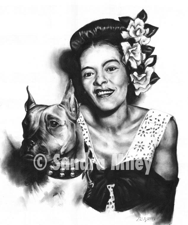 Billie Holiday c Sandra Miley