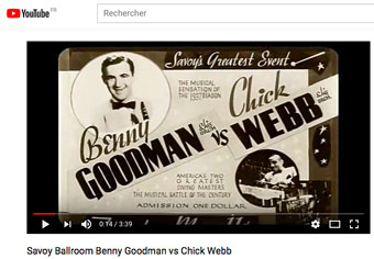 Savoy Ballroom-Chick Webb vs Benny Goodman