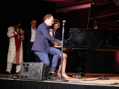Christophe Benz et Marie de Boysson (p), Jazz'N Boogie, Tinténiac, 13 juin 2025 © Jérme Partage