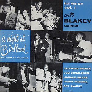 1954. Art Blakey, A Night at Birdland, Vol. 1, Blue Note 5037