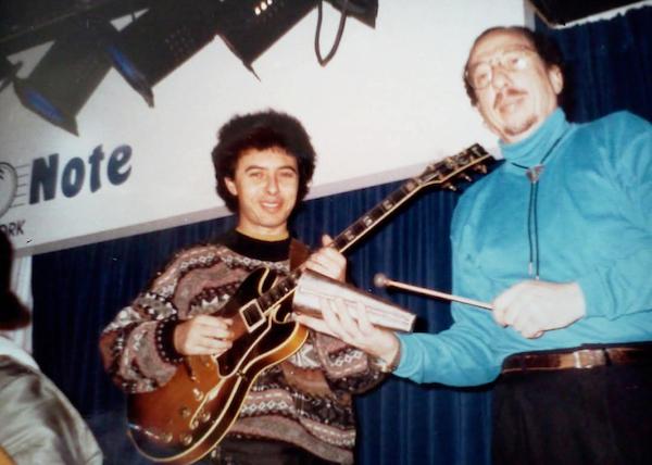 Mamdouh Bahri et Daoud-David Williams, Blue Note New York, vers 1992 © Photo X, Collection Mamdouh Bahri, by courtesy