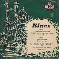 45t 1955. Ottilie Patterson with Chris Barber's Jazz Band, Blues
