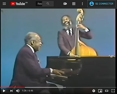 Count Basie et Cleve Eaton © YouTube