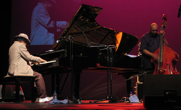 Freddie Redd et Reggie Johnson, Jazz à Foix, 2008 © Alain Dupuy-Raufaste