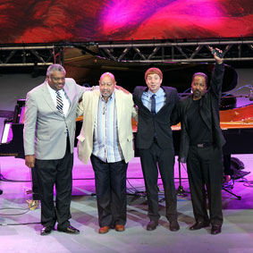 Mulgrew Miller, Kenny Barron, Benny Green, Eric Reed, Jazz à Vienne 2012 © Pascal Kober