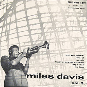 1954. Miles Davis Vol. 3, Blue Note 5040