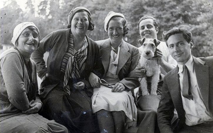 Alfred Lion (avec le chien) et Francis Wolff ( droite), Berlin, vers 1930 © Photo X