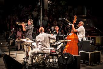 Bert Joris, Enzo Zirilli, Dado Moroni, Riccardo Fioraventi © Jacopo Gugliotta by courtesy of Jazz sotto le stelle