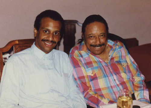 Billy Drummond avec Horace Silver, Boston, MA, 1989 © Photo X, Collection Billy Drummond, by courtesy