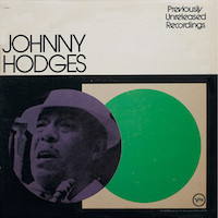 1963. Johnny Hodges, Previously Unreleased Recordings, Verve
