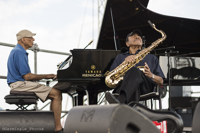 Kirk Lightsey (p), Benny Golson (ts), Sanremo, Italie, 16 aot 2016 © Umberto Germinale-Phocus