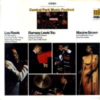 1967. Lou Rawls/Maxine Brown/The Ramsey Lewis Trio, Central Park Music Festival, Music Images