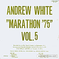1975. Andrew White, Marathon '75, Vol. 5