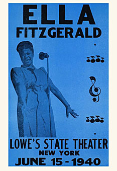 Ella Fitzgerald, New York, 1940