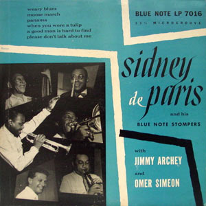 1951. Sidney de Paris Blue Note Stompers, Blue 7016