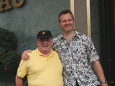 Phil Woods et George Robert ©Frank Steiger, photo parue dans Jazz Hot n°630