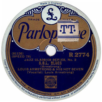 Louis Armstrong, S.O.L. Blues, Parlophone