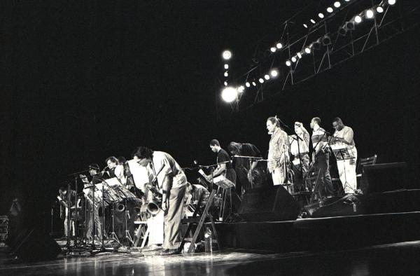 Le Mingus Big Band, Aix-en-Provence, juillet 1995 © Ellen Bertet