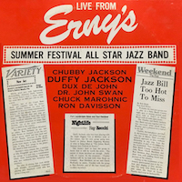 1981. Chubby Jackson/Duffy Jackson/Summer Festival All Star Jazz Band, Live From Ernys, Spinnster