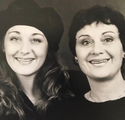 Cæcilie Norby et sa mère Solveig Lumholt, vers 1997 © Archives Cæcilie Norby by courtesy