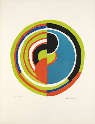 Signal de Sonia Delaunay, 1974 © Pracusa 20240531, Courtesy Galerie Zlotowski Paris