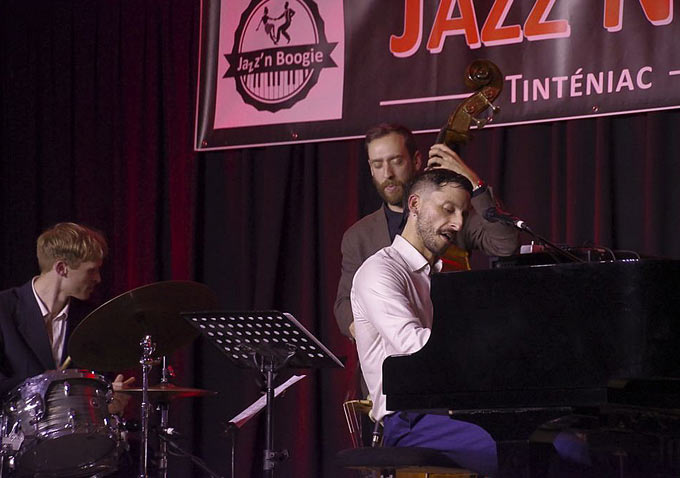 Malte Arndal, Luca Fattorini, Pablo Campos © Christian Delamaire/Jazz'N Boogie by courtesy