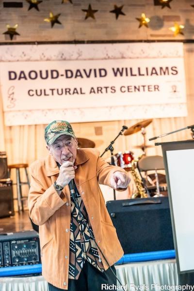 Daoud-David Williams, 47e anniversaire des CAS, Miller Branch Library, Jersey City, 12 octobre 2024 © Richard Ryals, by courtesy