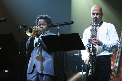 Ambrose Akinmusire, Walter Smith III, Jazz en Tête, Clermont-Ferrand 2009 ©Guy Reynard
