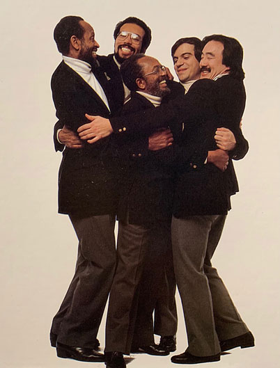 Percy Heath, Stanley Cowell, Jimmy Heath, Akira Tana, c. 1980 © photo X by Courtesy of Akira Tana
