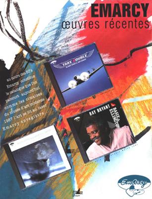 publicité EmArcy, 4e de couverture Jazz Hot n445, octobre 1987