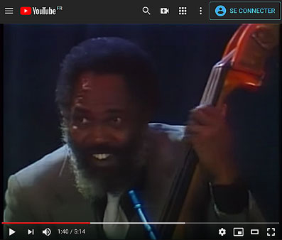 Cleve Eaton au sein du Count Basie Big Band, Live in Europe 1981 © YouTube