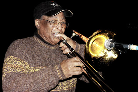 Curtis Fuller at Ronnie Scott's, 7 march 2005  © David Sinclair