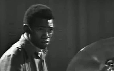 Alvin Queen, émission TV Jazz Session, Paris, 1971, image extraite de YouTube