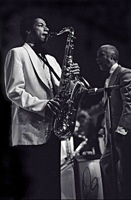 Ricky Ford, Mercer Ellington, Duke Ellington Orchestra, Rochester 1975 © Tom Marcello by courtesy