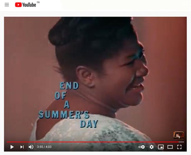 Mahalia Jackson, documentaire Jazz on a Summers Day (1958), image extraite de YouTube