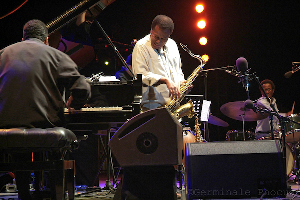 Danilo Perez (p), Wayne Shorter (ts), Brian Blade (dm), Jazz à Juan, 2006 © Umberto Germinale-Phocus