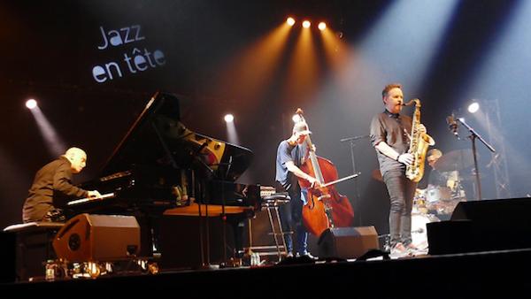 Jason Lindner (p), Jasper Høiby (b), Jason Rigby (ts), Mark Guiliana (dm), Jazz en Tête, Clermont-Ferrand, 19 octobre 2022 © Serge Baudot 