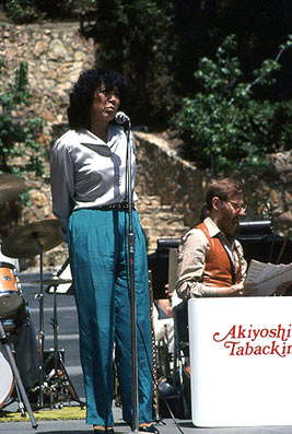 Toshiko Akiyoshi, John Anson Ford Theatre, Los Angeles, 1981, with Lew Tabackin © Ray Avery/CTSIMAGES